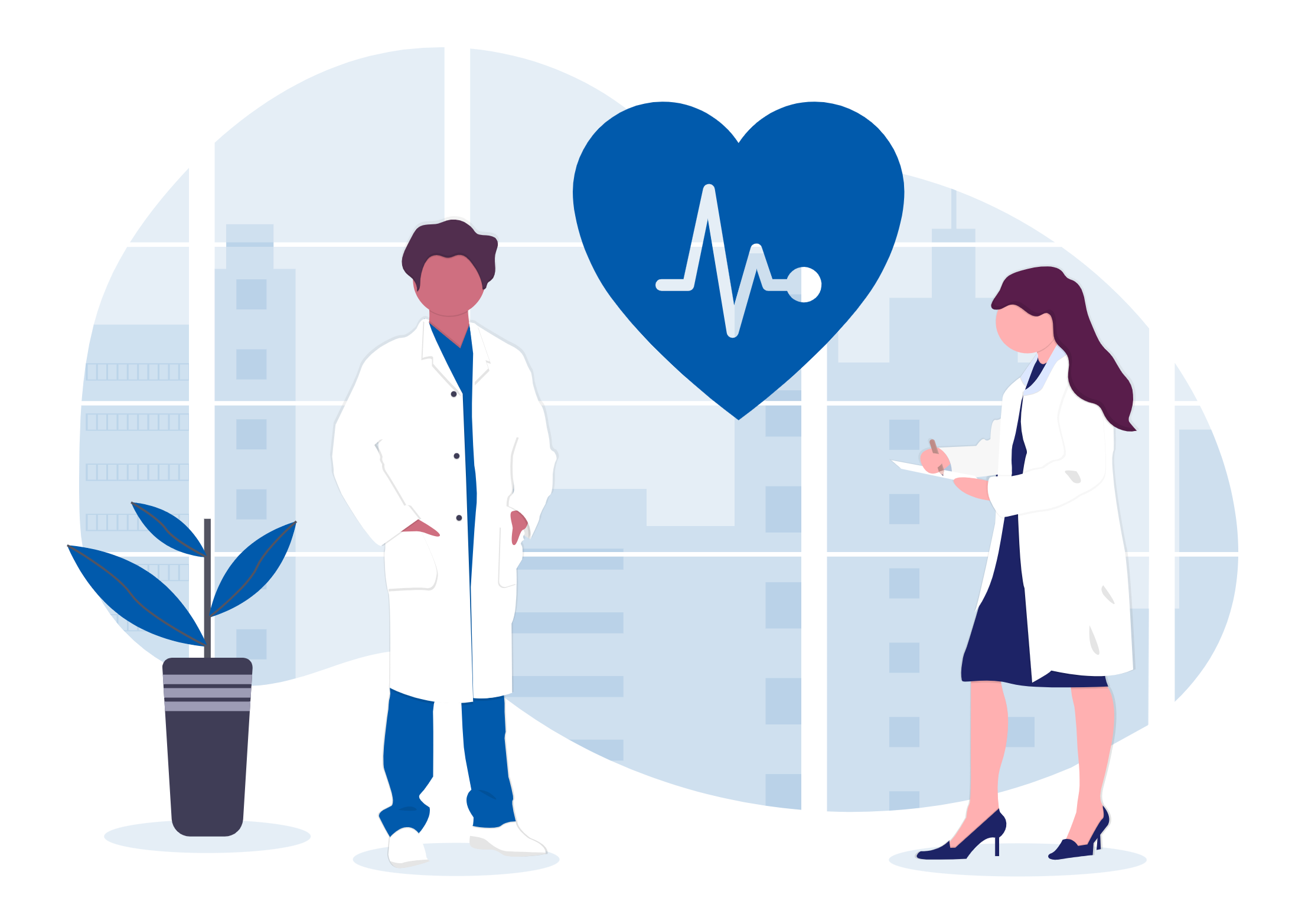 Out-Patient Focus Illustration
